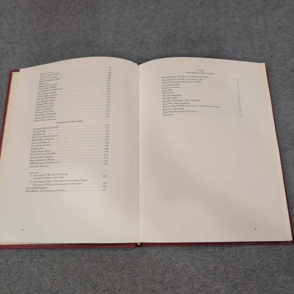 Secretaries of War and Secretaries of the Army William Gardner Bell 1982 VG - Picture 6 of 6